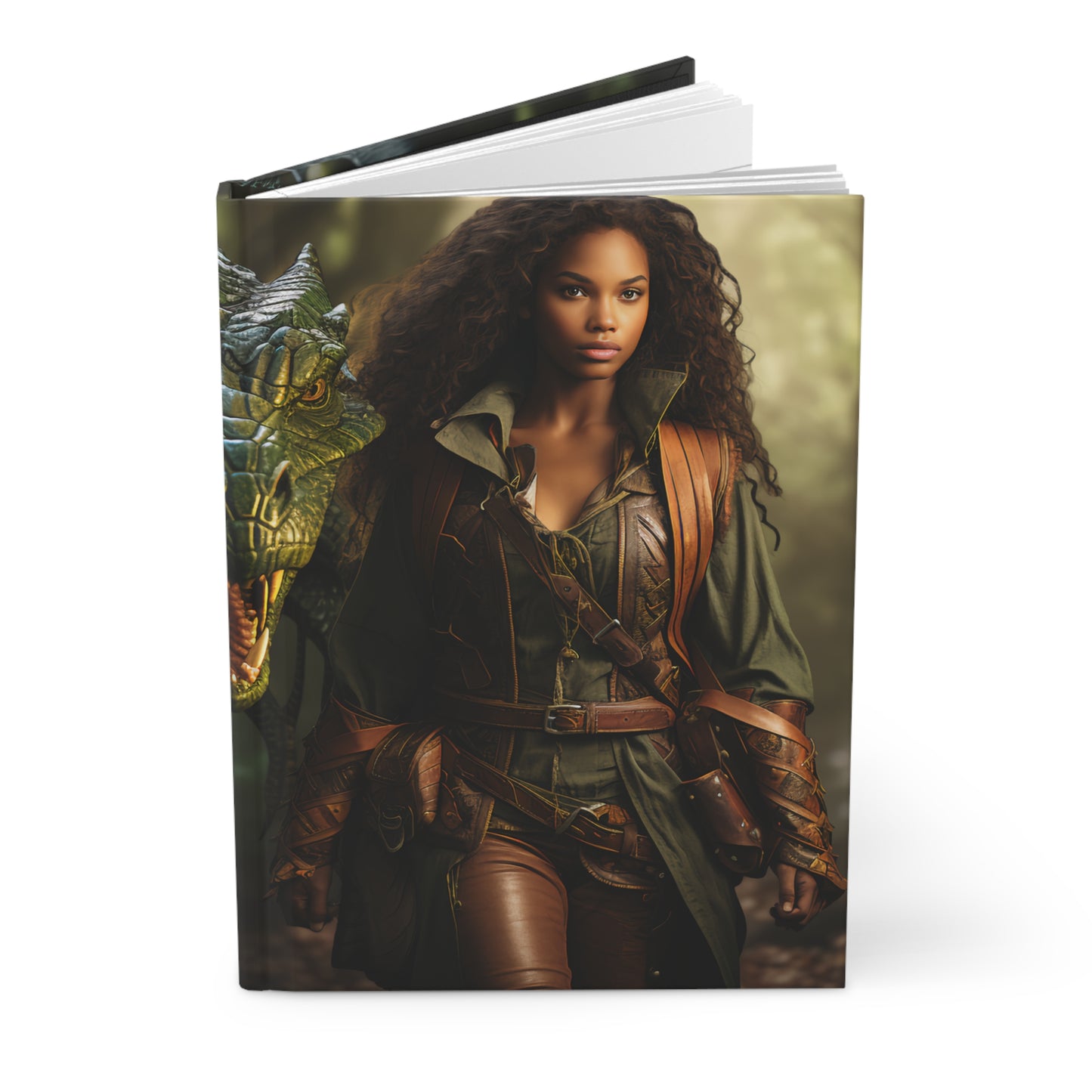 Girl with a Dragon 3 Hardcover Journal Matte