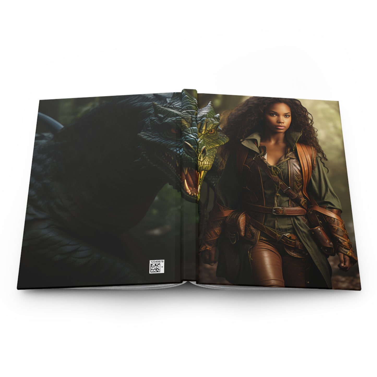 Girl with a Dragon 3 Hardcover Journal Matte