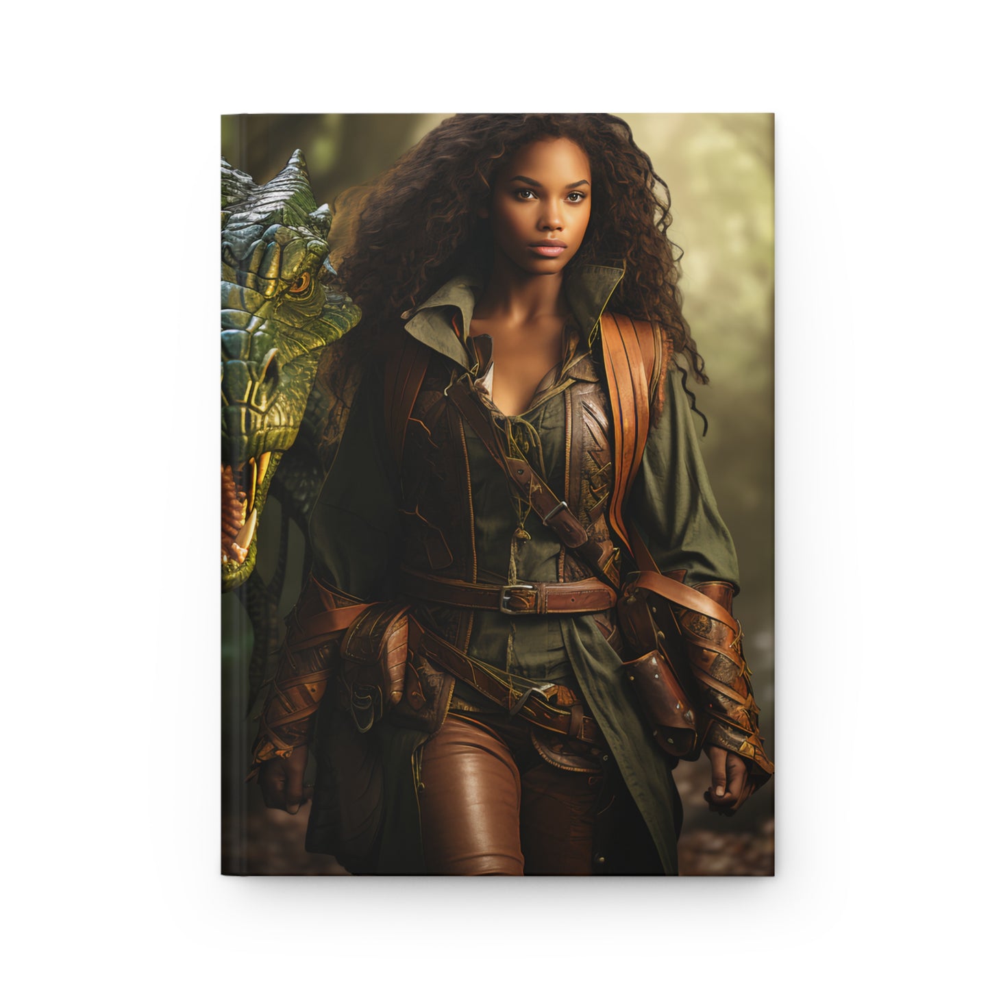 Girl with a Dragon 3 Hardcover Journal Matte
