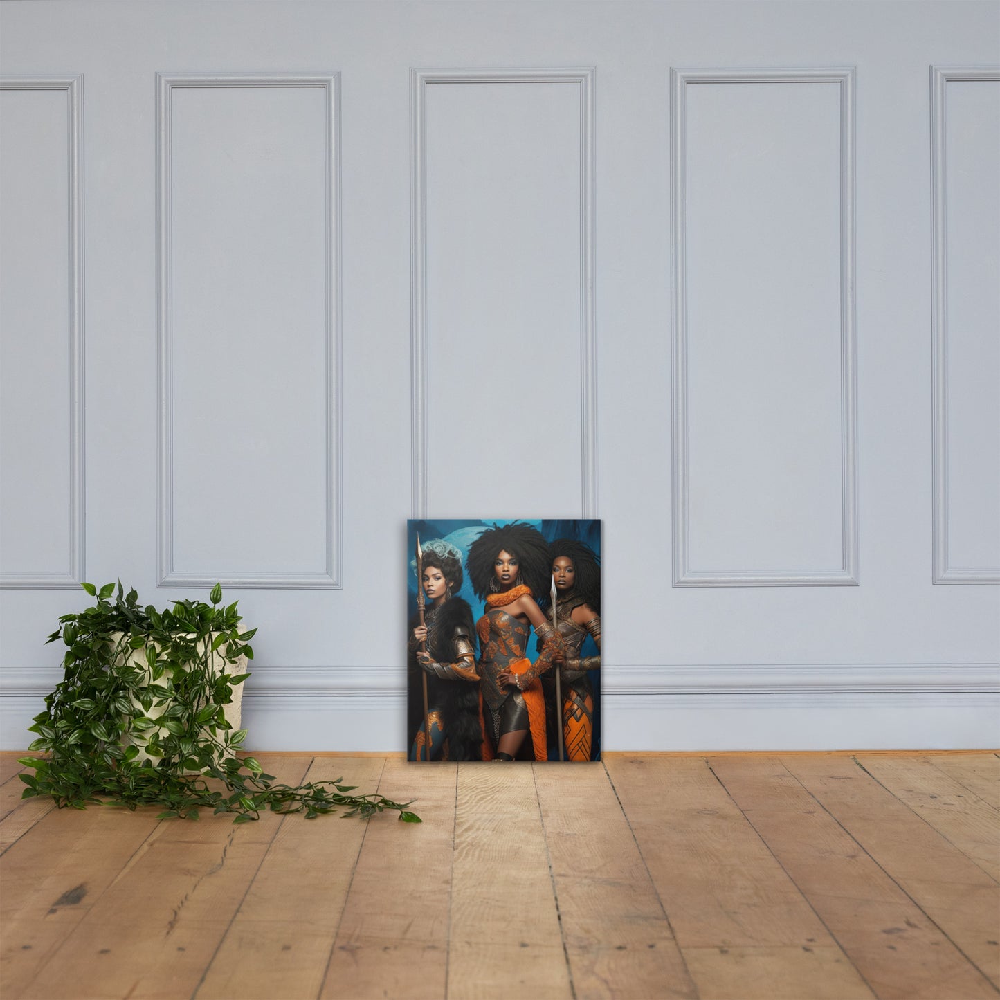 Warrior Sisters Canvas