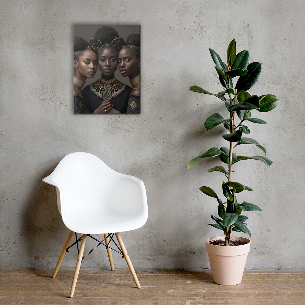 We Three Canvas