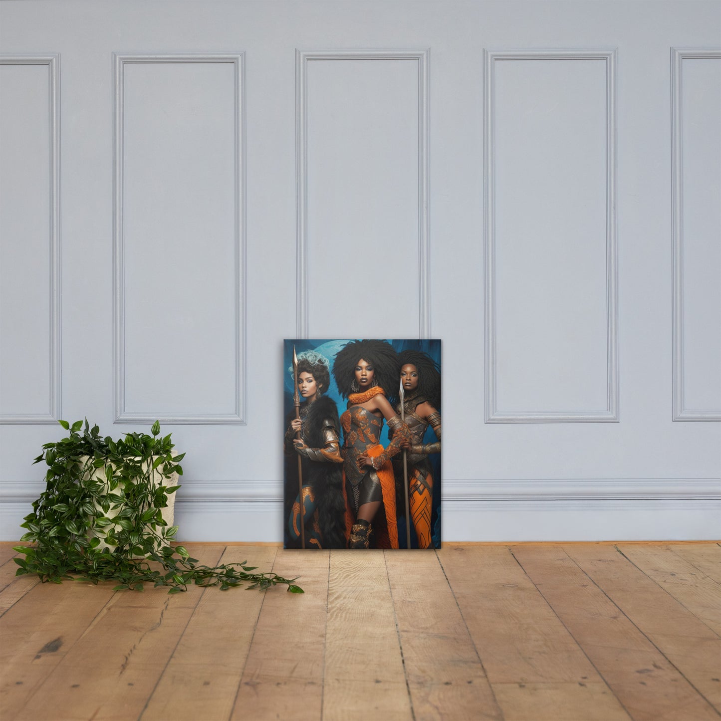Warrior Sisters Canvas