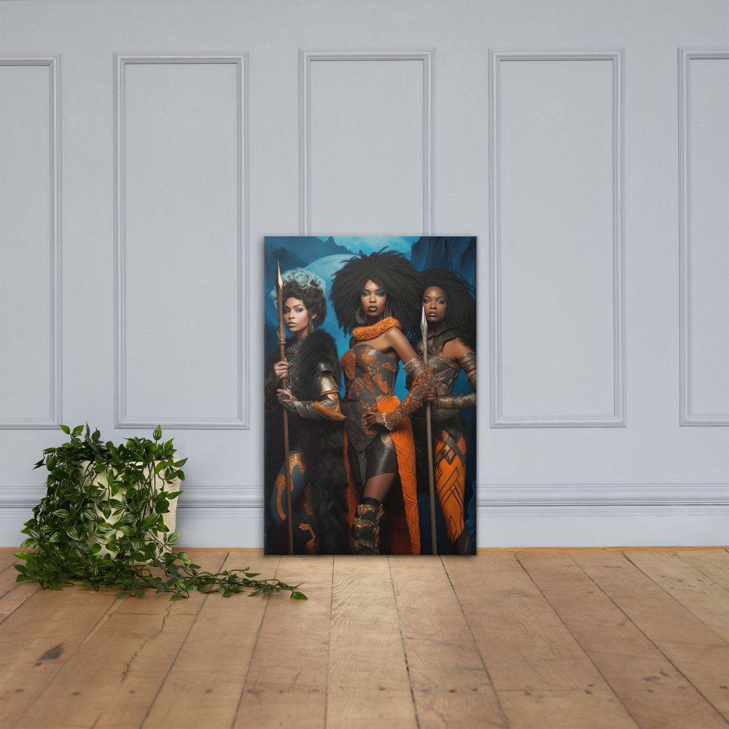 Warrior Sisters Canvas