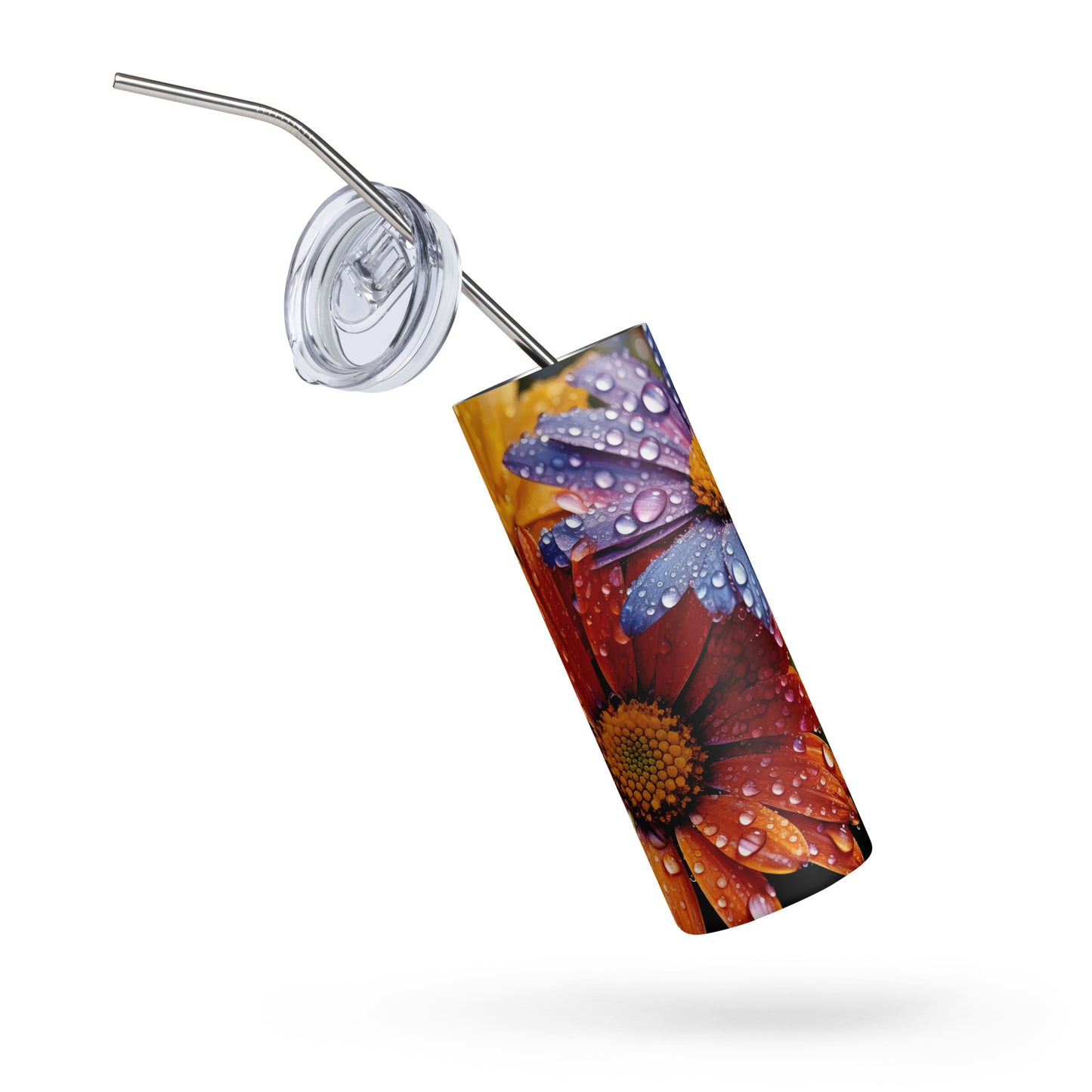 Floral Stainless steel tumbler