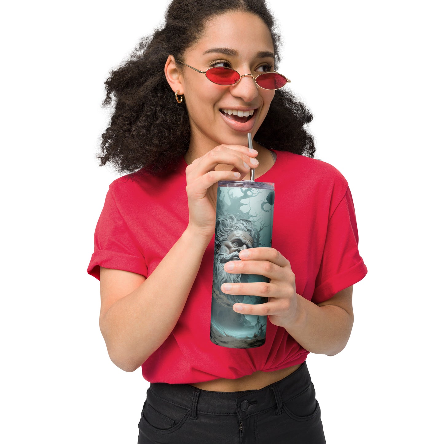 Face Male Stainless steel tumbler