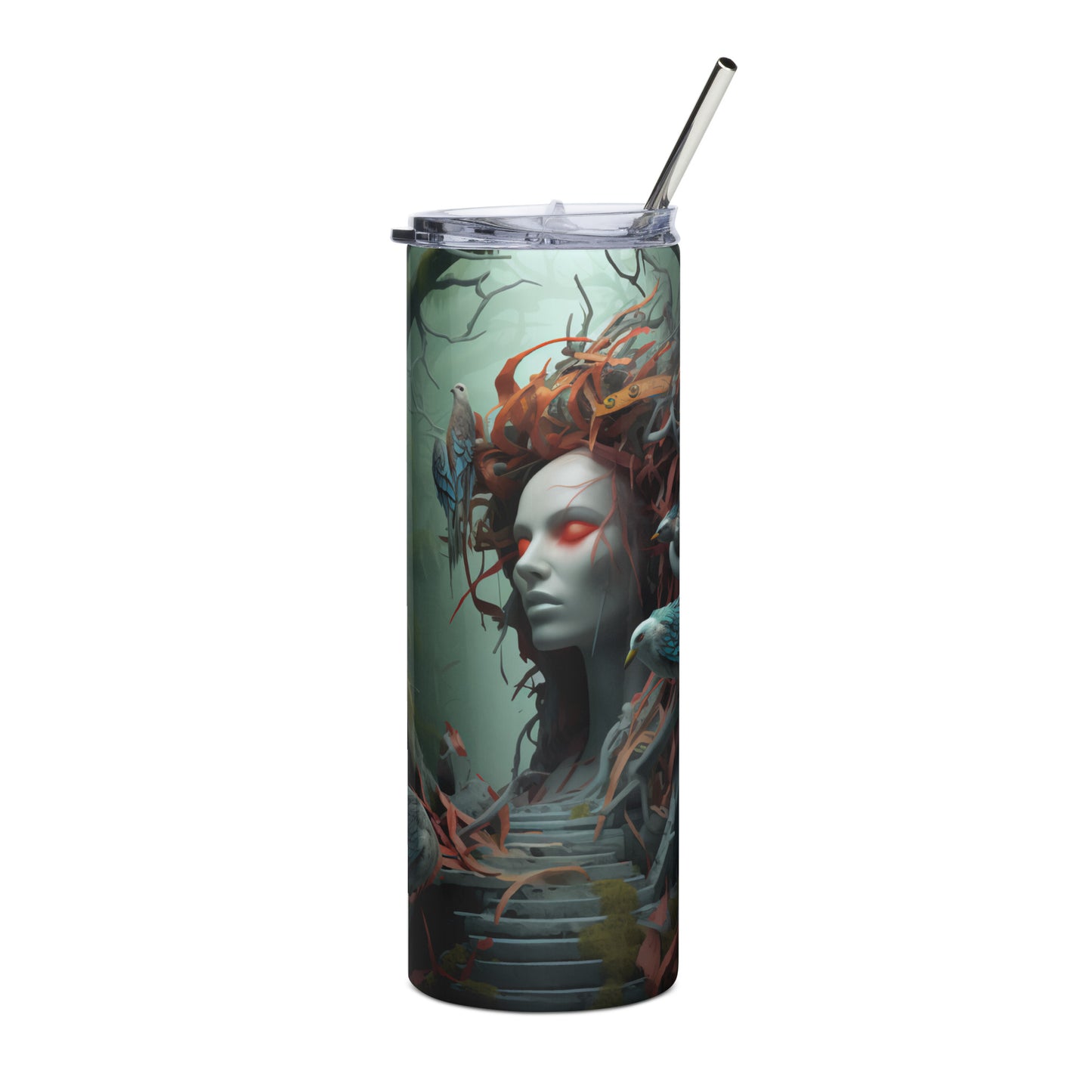 Red Eyes Stainless steel tumbler