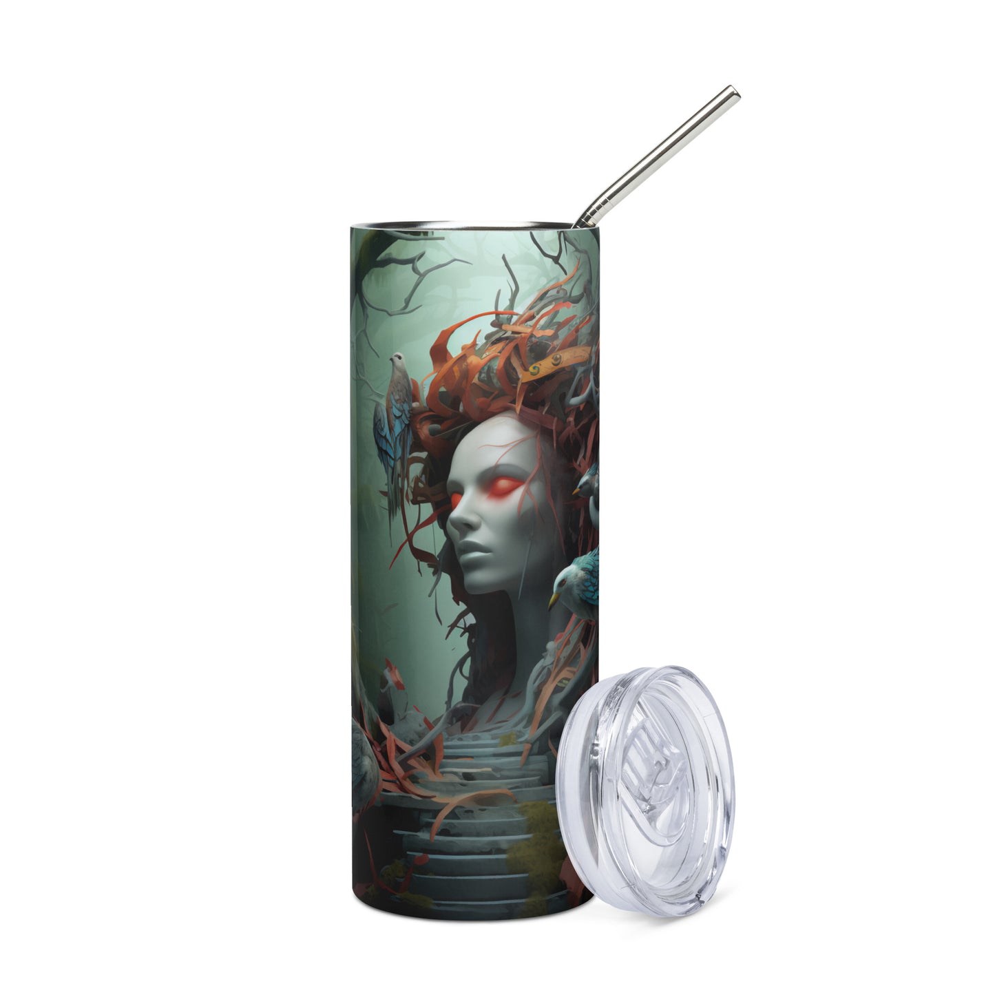 Red Eyes Stainless steel tumbler
