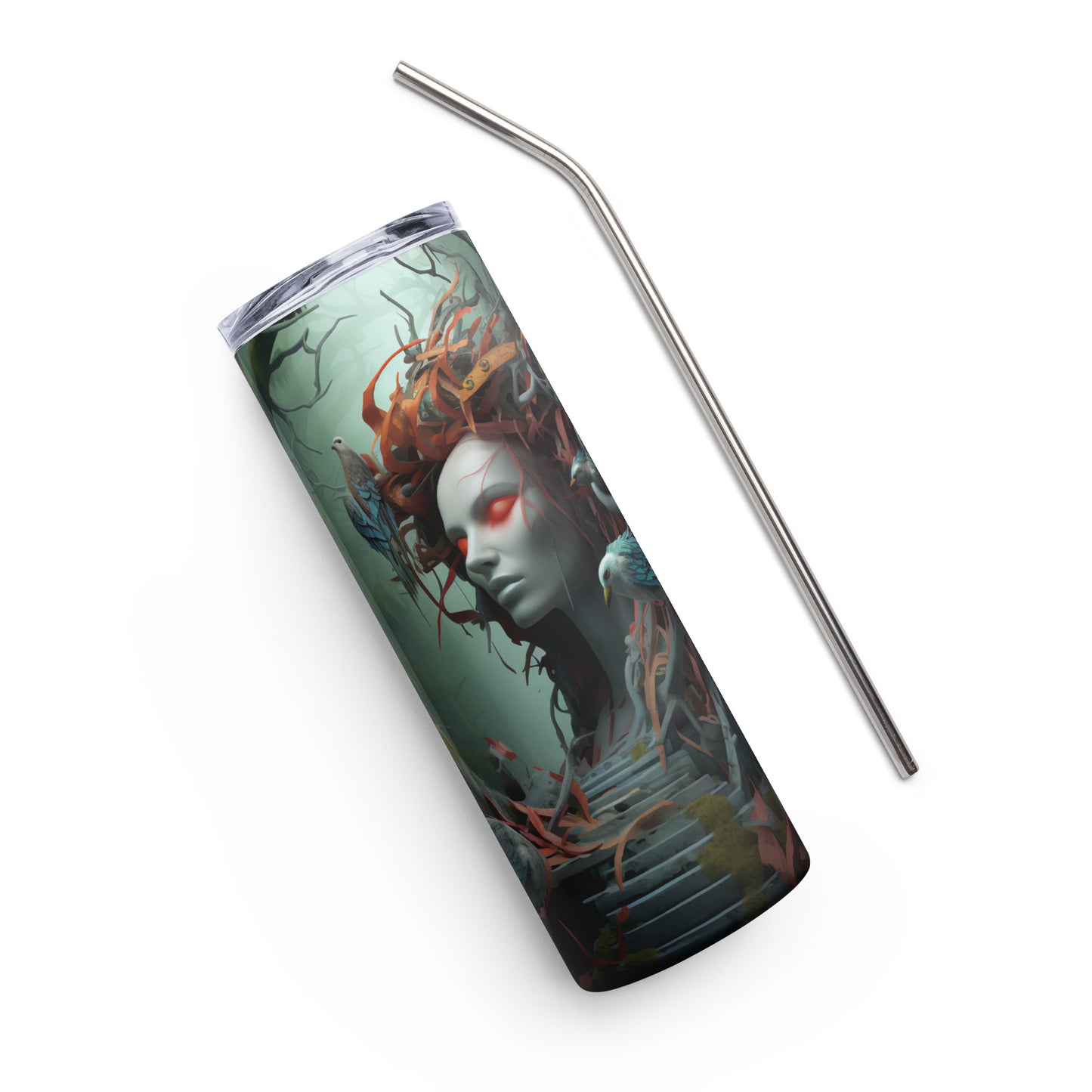 Red Eyes Stainless steel tumbler