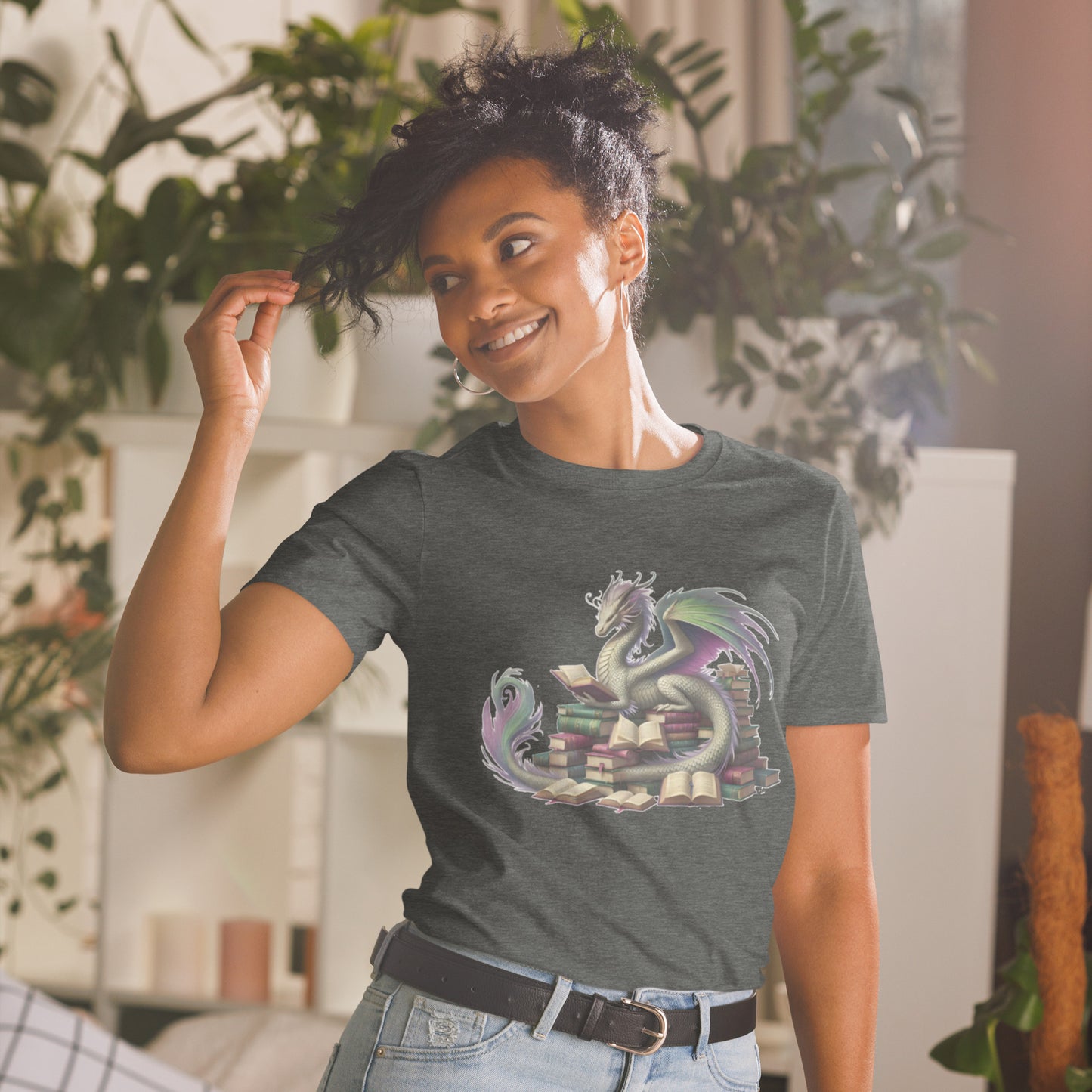 Feather Tail Dragon Short-Sleeve Unisex T-Shirt