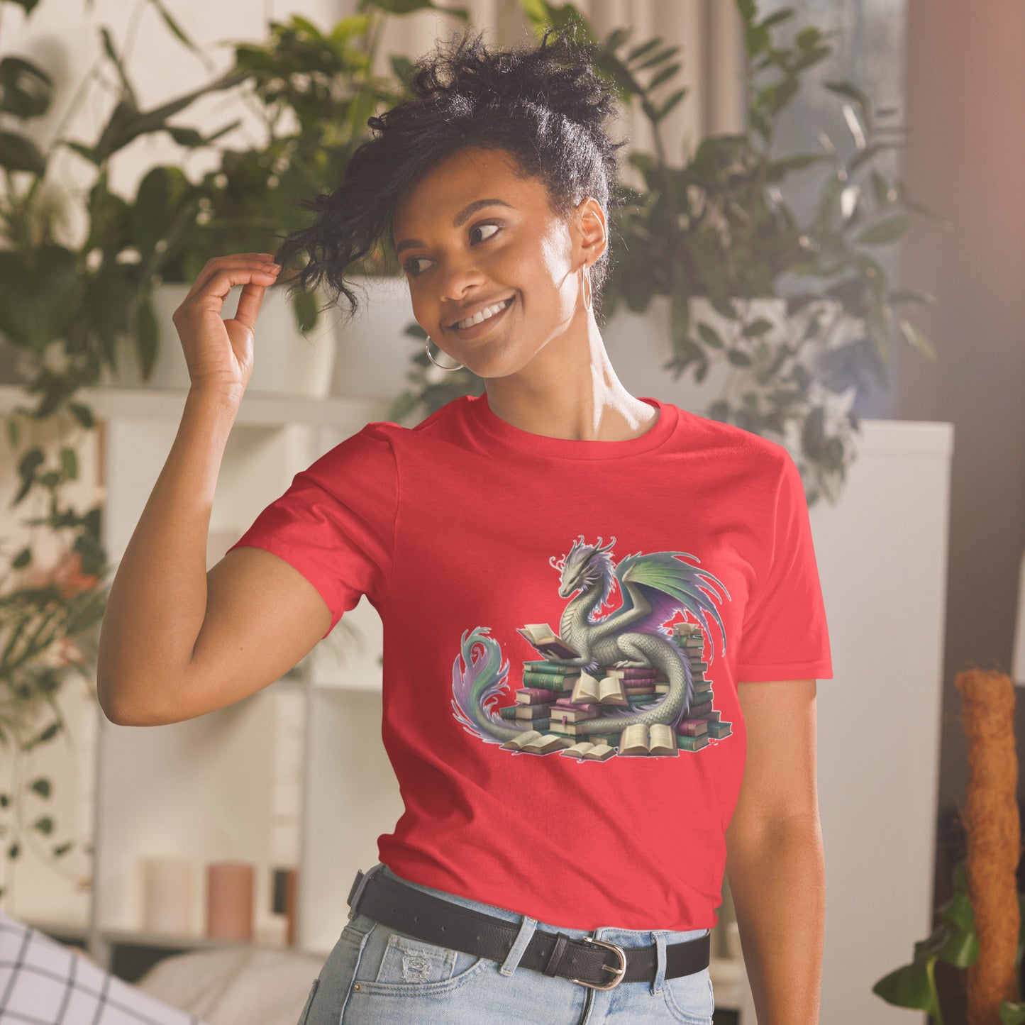 Feather Tail Dragon Short-Sleeve Unisex T-Shirt