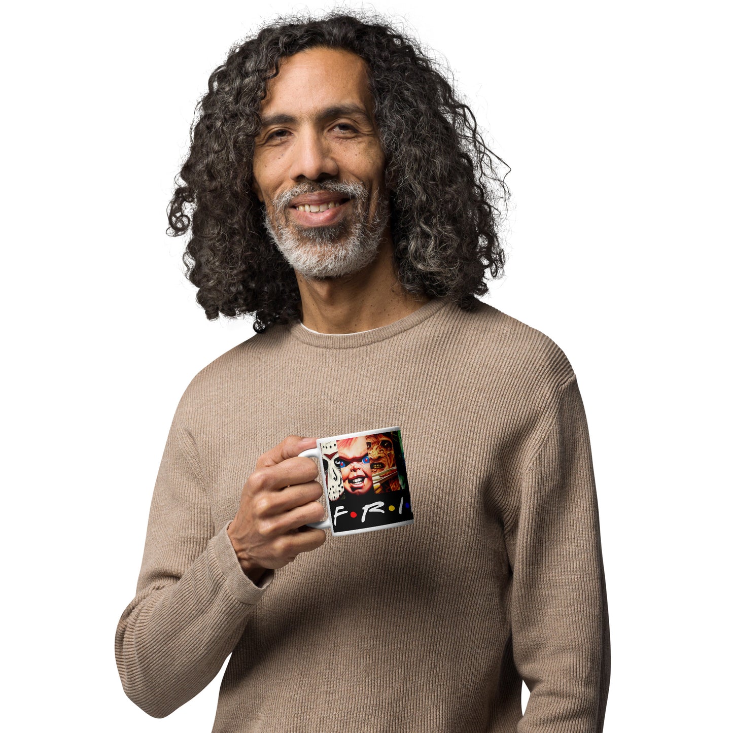 FRIENDS White glossy mug
