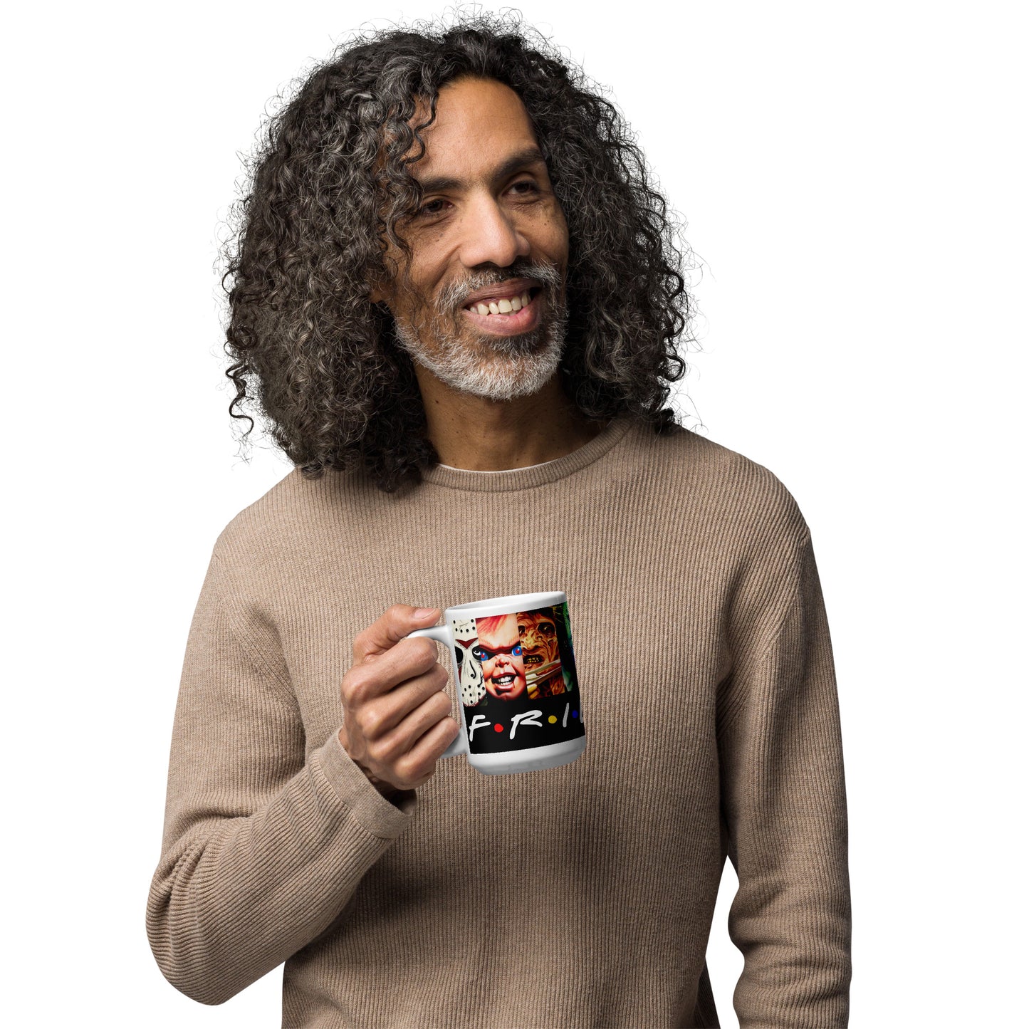 FRIENDS White glossy mug