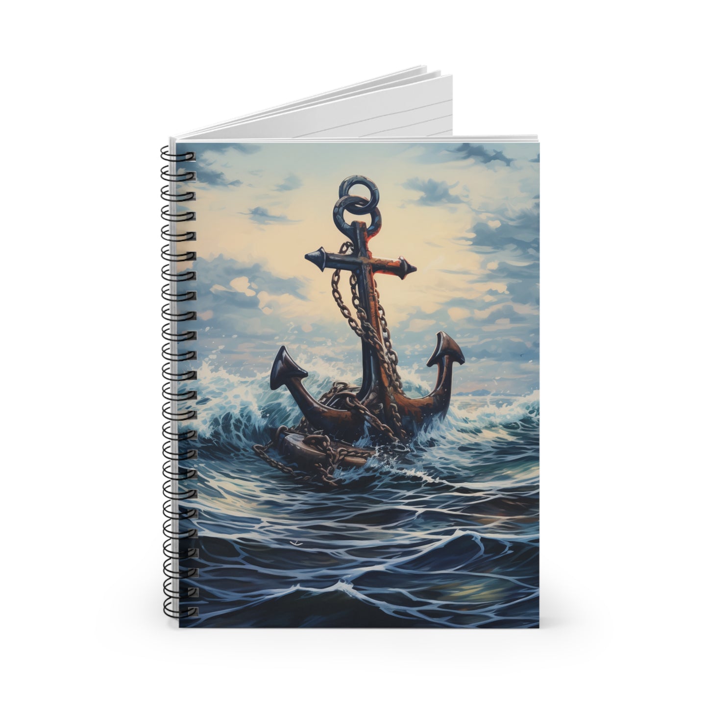 Anchor Spiral Notebook - Ruled Line