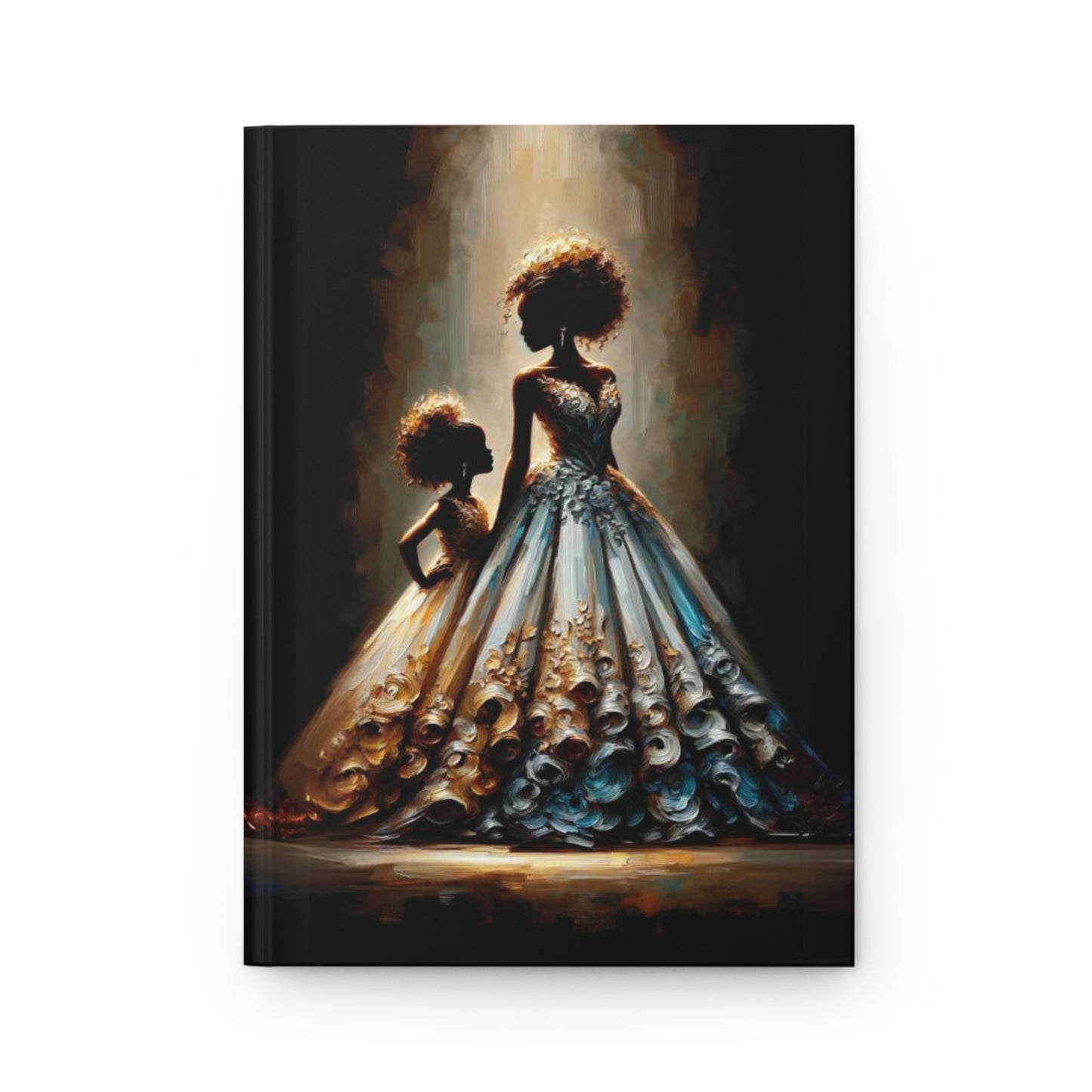 "Mom: Our guiding light through life's darkest moments." Hardcover Journal Matte