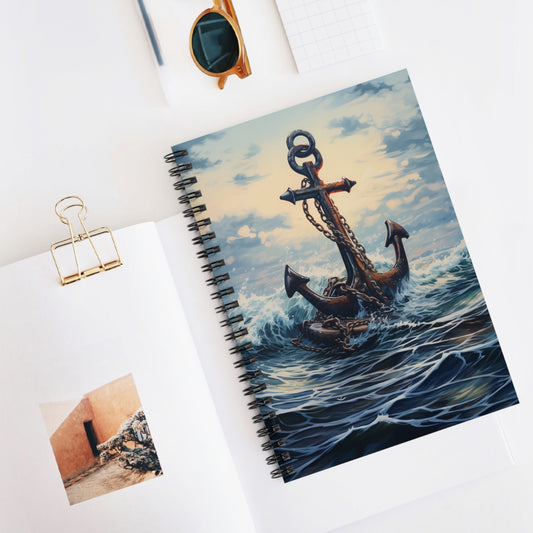 Anchor Spiral Notebook - Ruled Line