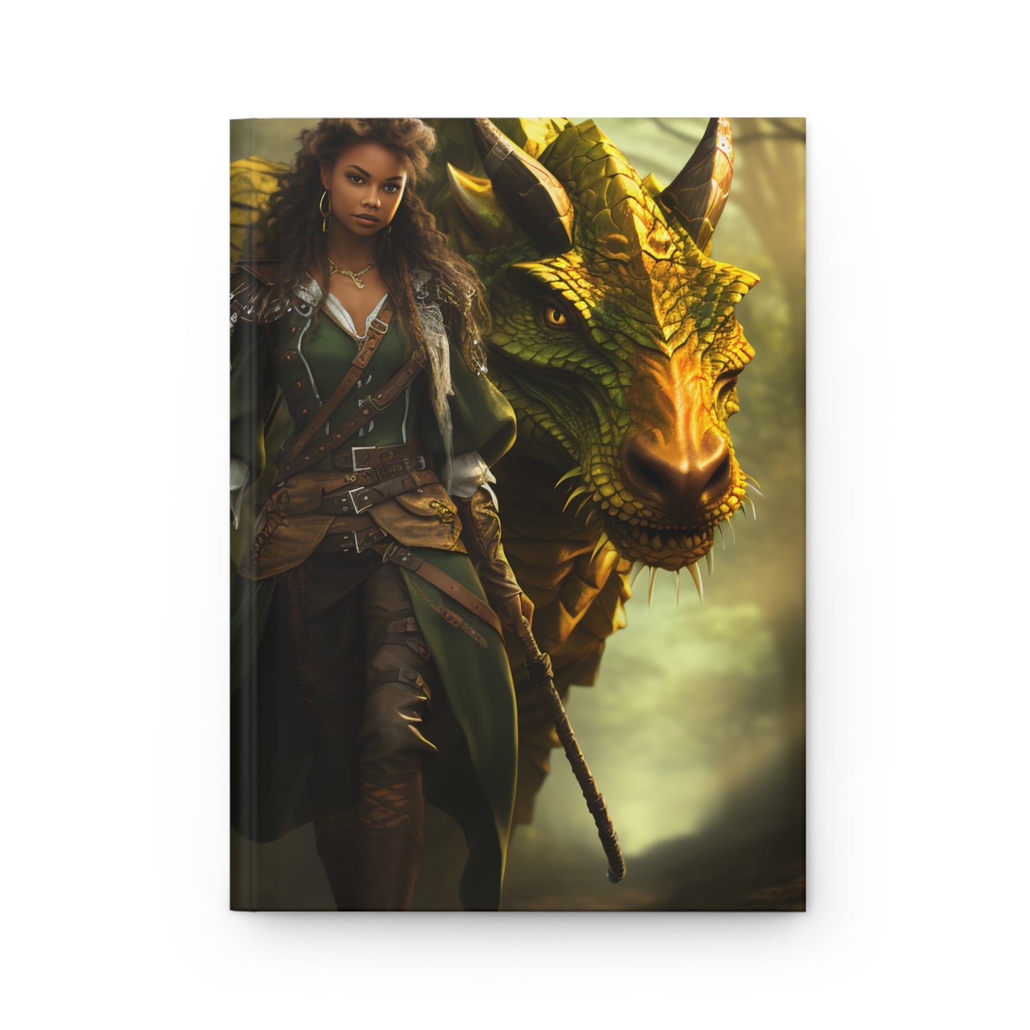 Girl with a Dragon Hardcover Journal Matte