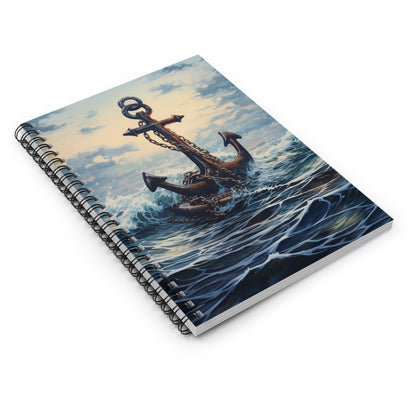 Anchor Spiral Notebook - Ruled Line