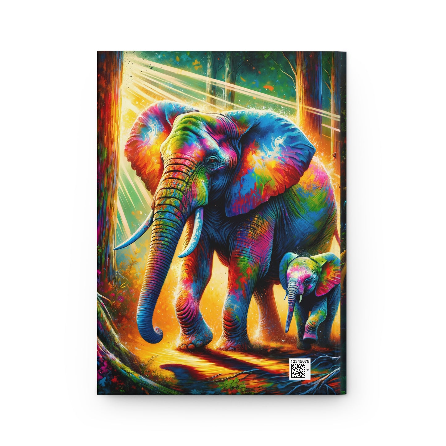 Elephants Hardcover Journal Matte