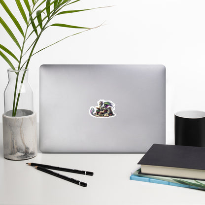 Feather Tail Dragon Bubble-free stickers