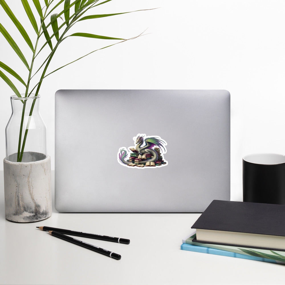 Feather Tail Dragon Bubble-free stickers