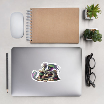 Feather Tail Dragon Bubble-free stickers