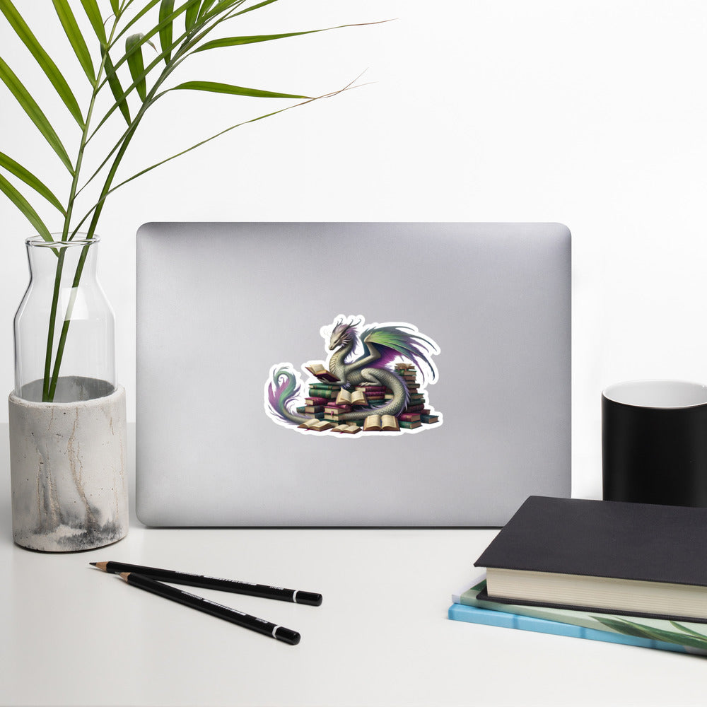 Feather Tail Dragon Bubble-free stickers