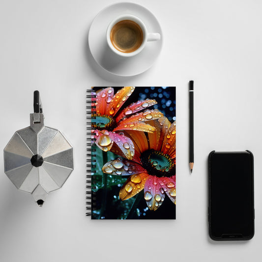 Floral Spiral notebook