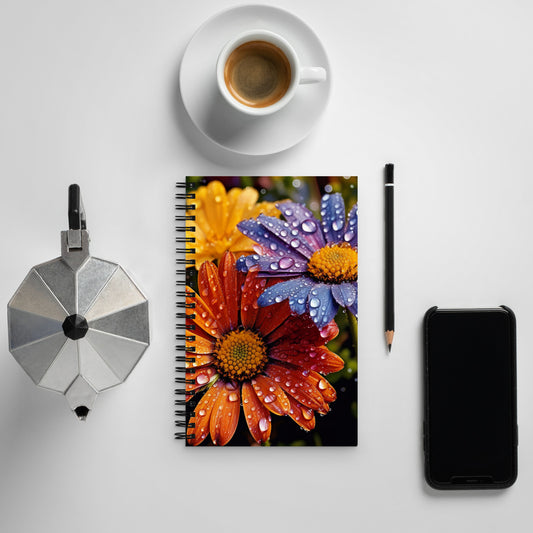 Floral Spiral notebook