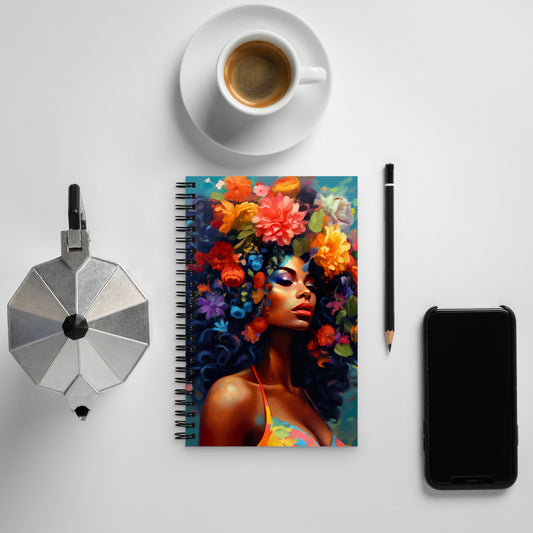 Flower Child #3 Spiral notebook