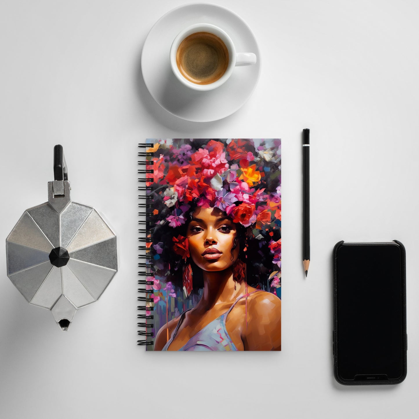 Flower Child Spiral notebook