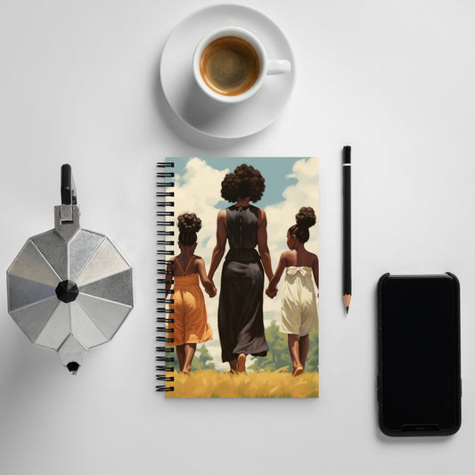 Three Sisters Spiral notebook