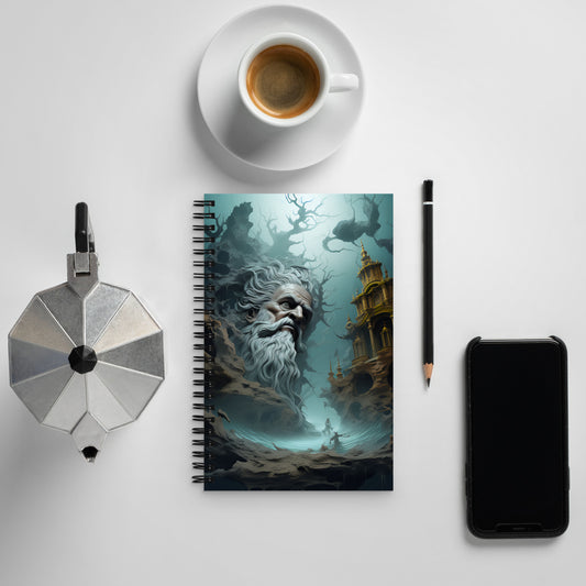 Face Male Spiral notebook