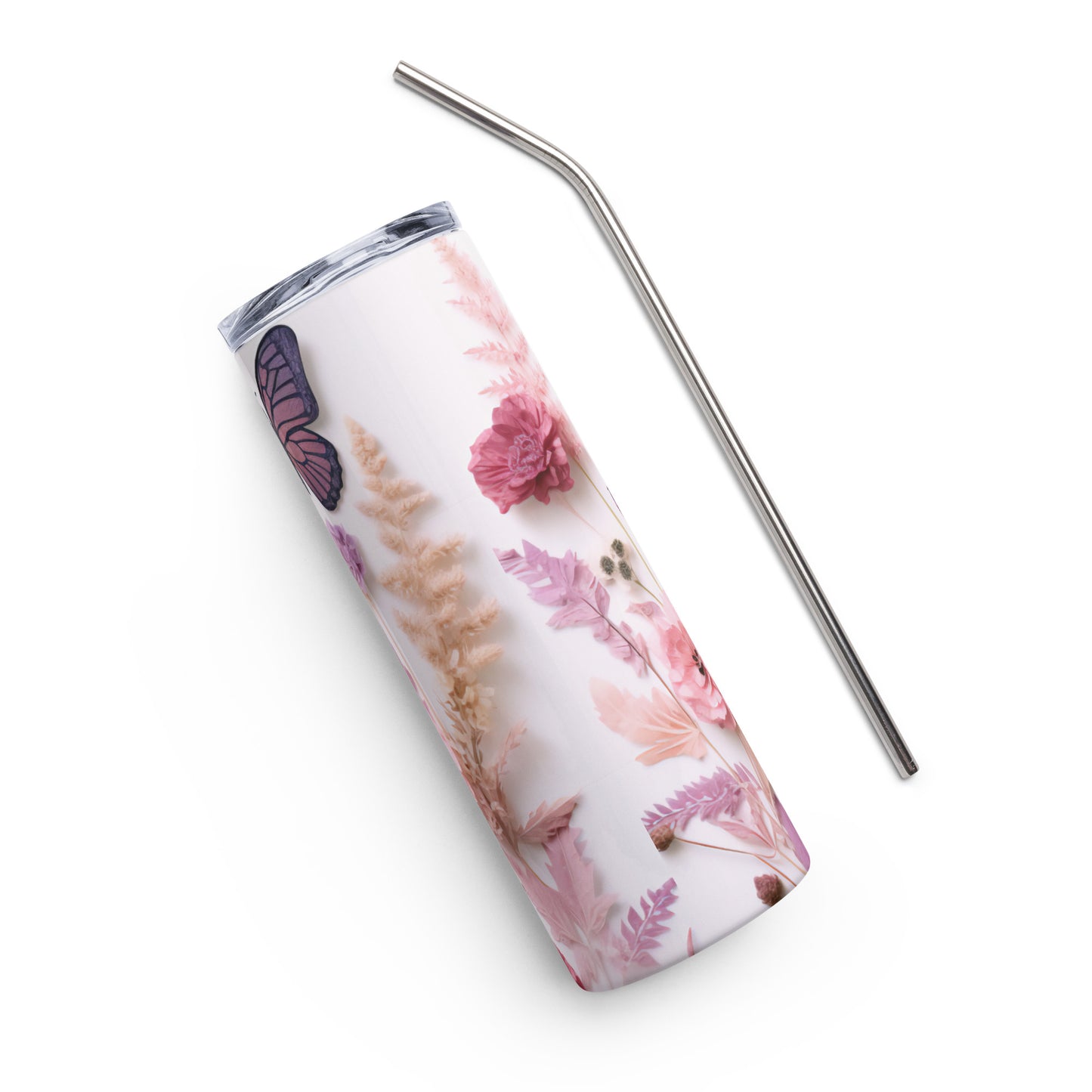 Floral Stainless steel tumbler