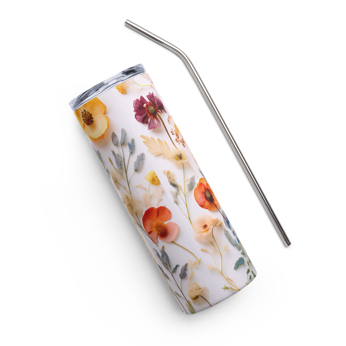 Floral 1 Stainless steel tumbler