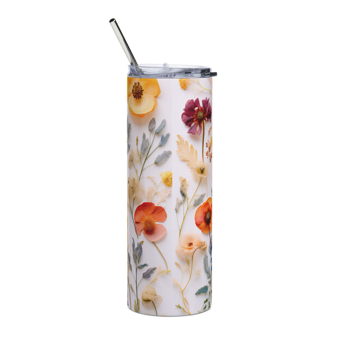 Floral 1 Stainless steel tumbler