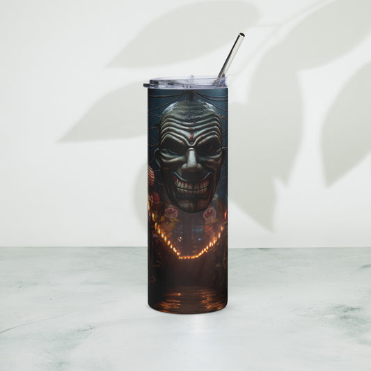 Spooky Clown Stainless steel tumbler