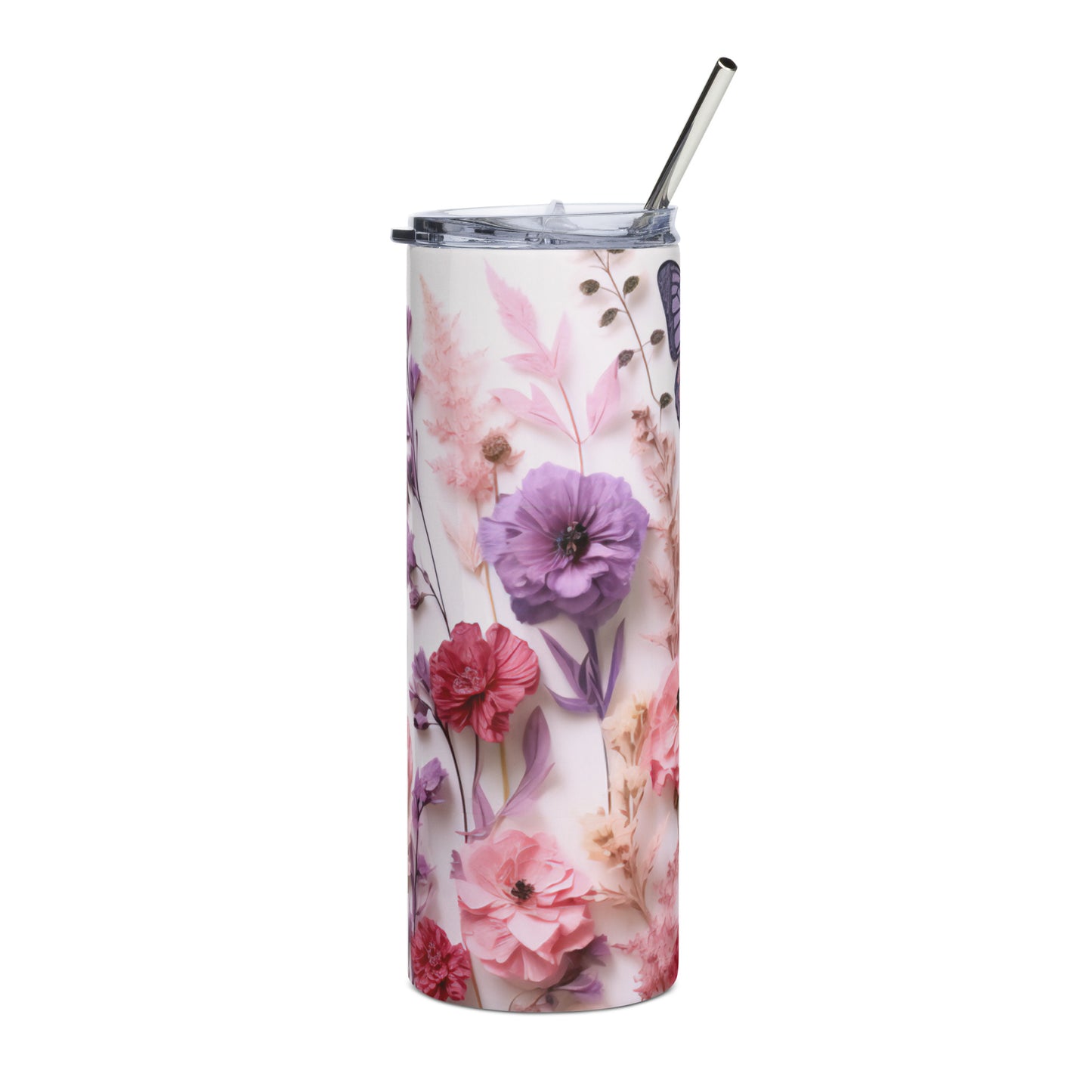 Floral Stainless steel tumbler