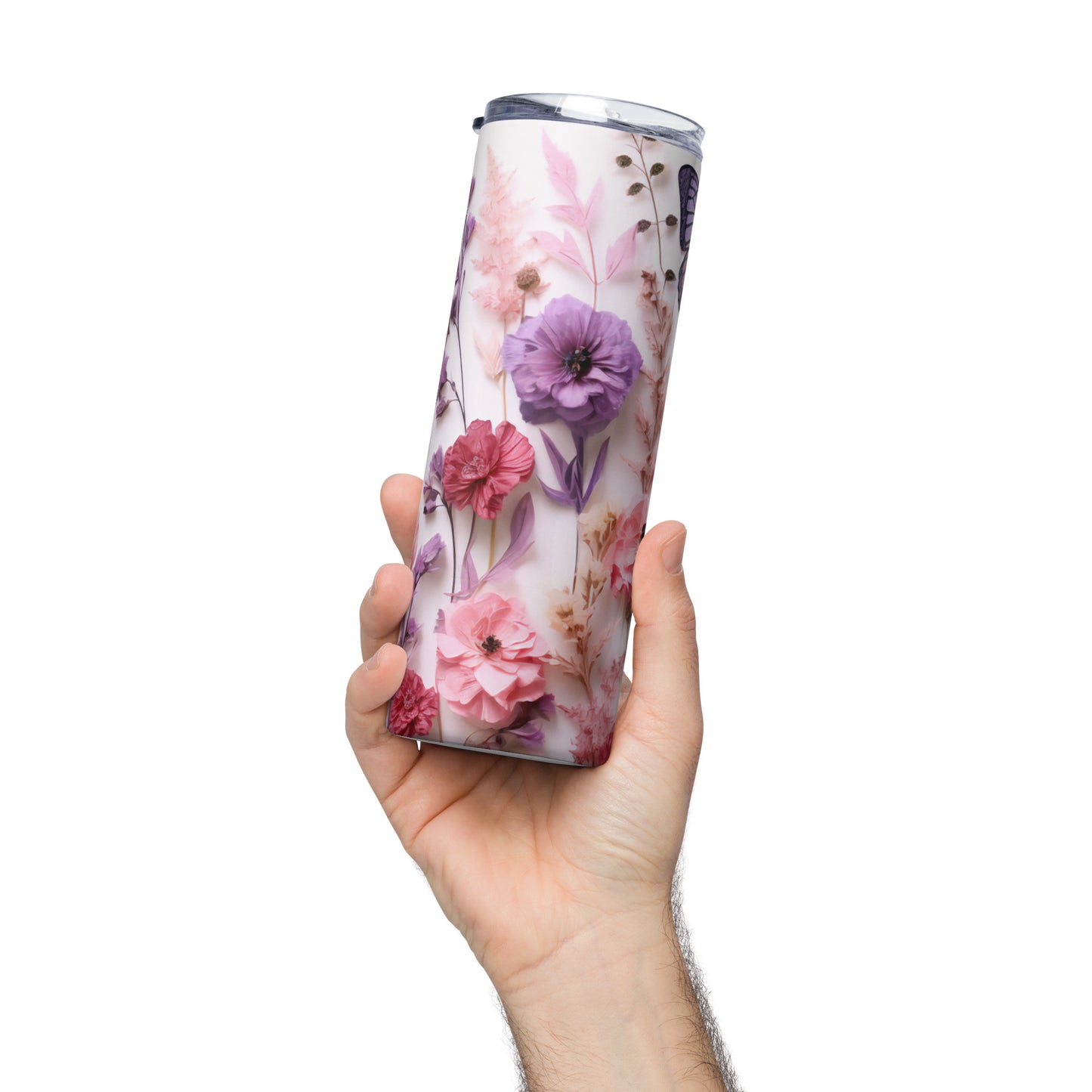 Floral Stainless steel tumbler