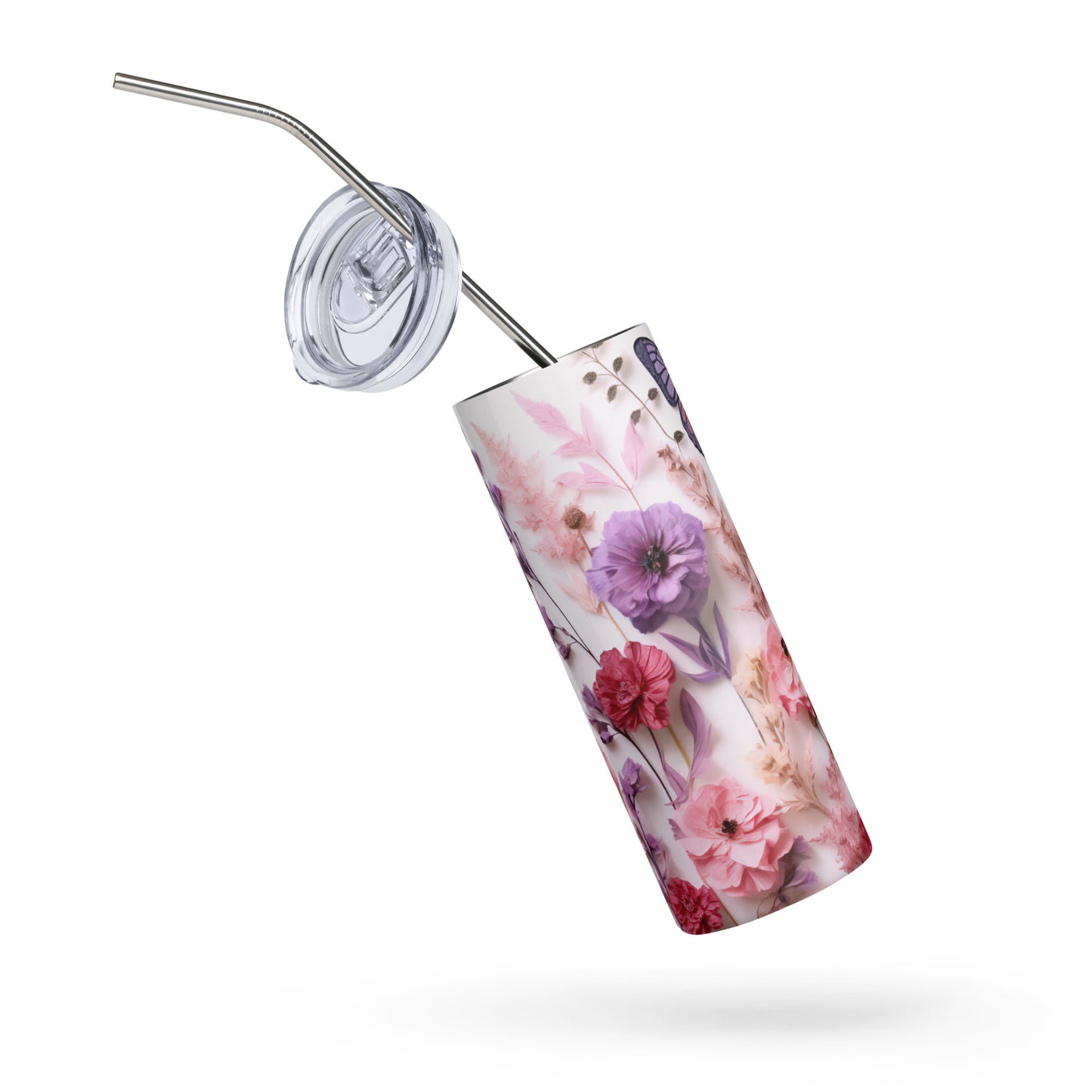 Floral Stainless steel tumbler