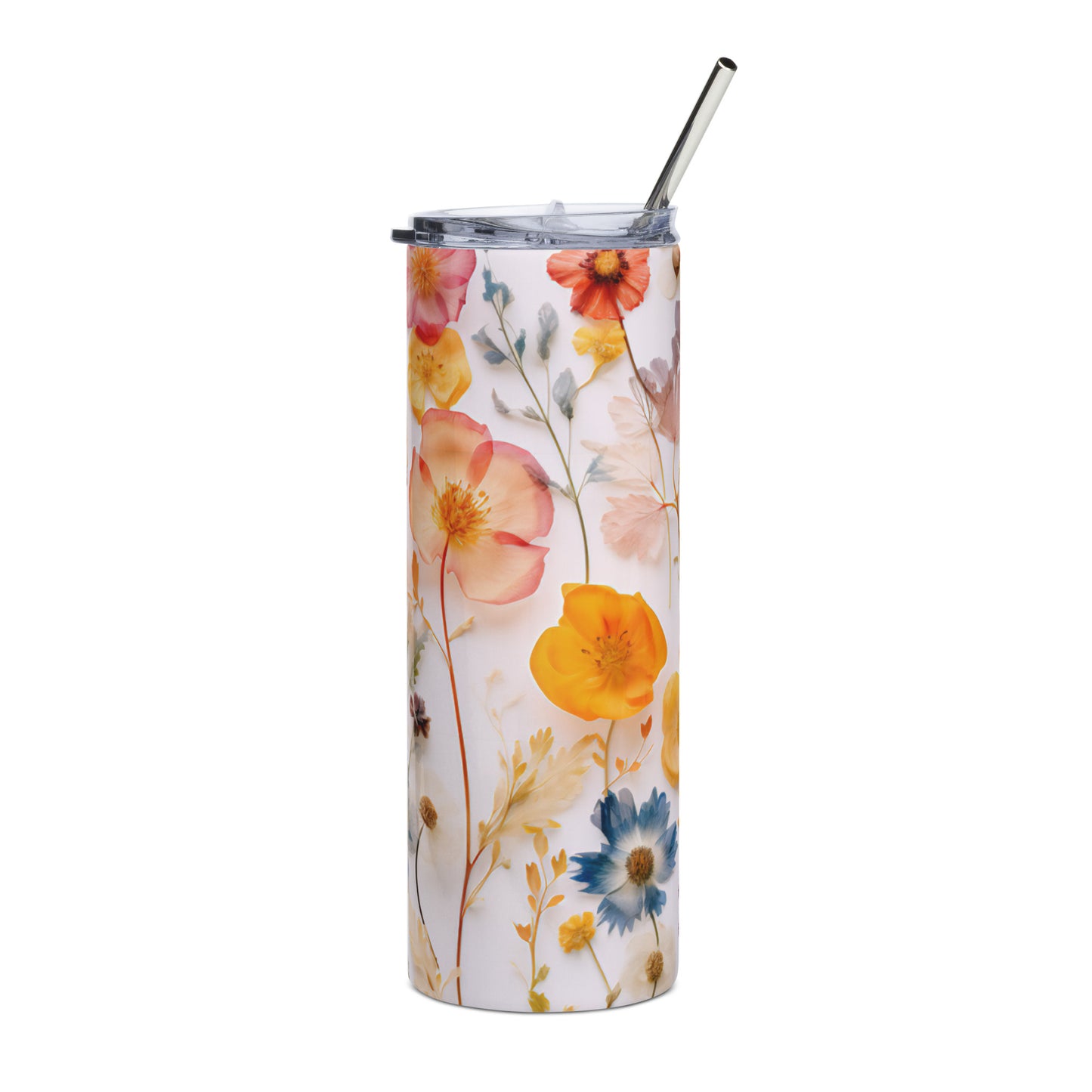 Floral 1 Stainless steel tumbler