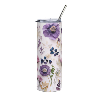 Floral 2 Stainless steel tumbler