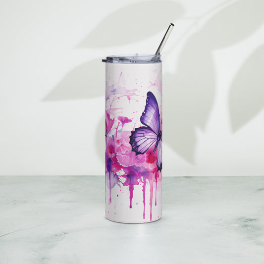 Butterfly Stainless steel tumbler