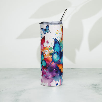 Butterfly 1 Stainless steel tumbler