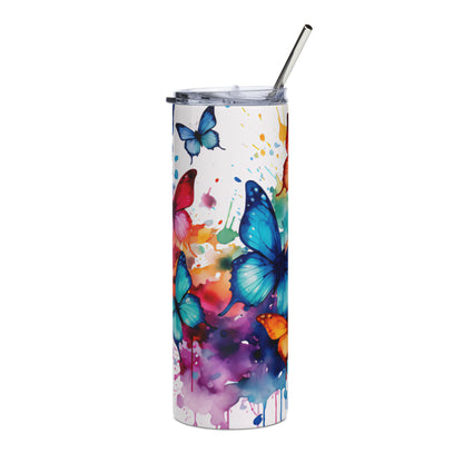 Butterfly 1 Stainless steel tumbler