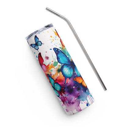 Butterfly 1 Stainless steel tumbler