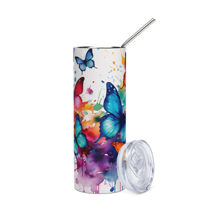 Butterfly 1 Stainless steel tumbler