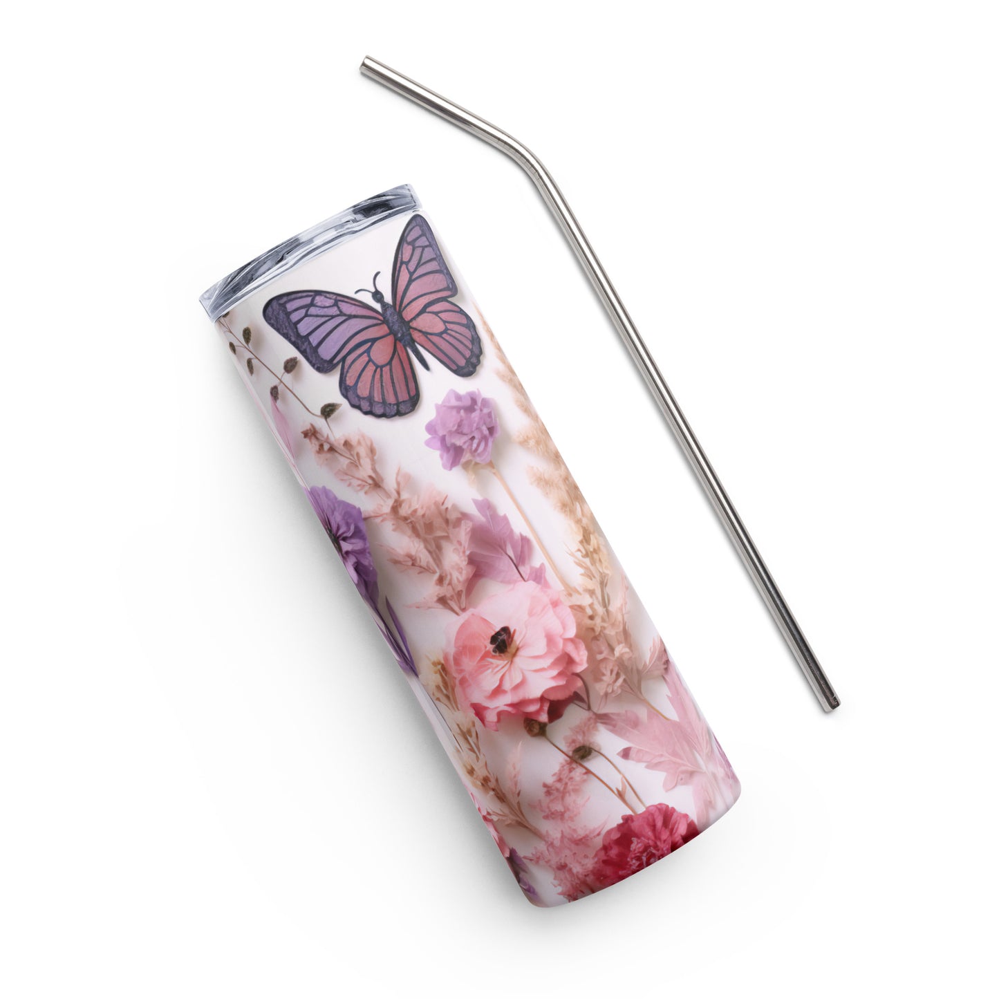 Floral Stainless steel tumbler