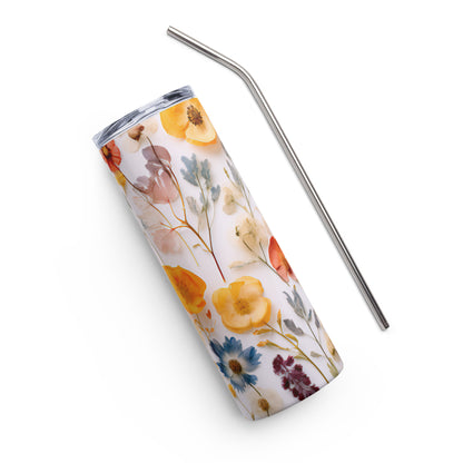 Floral 1 Stainless steel tumbler