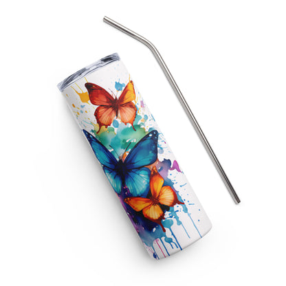 Butterfly 1 Stainless steel tumbler