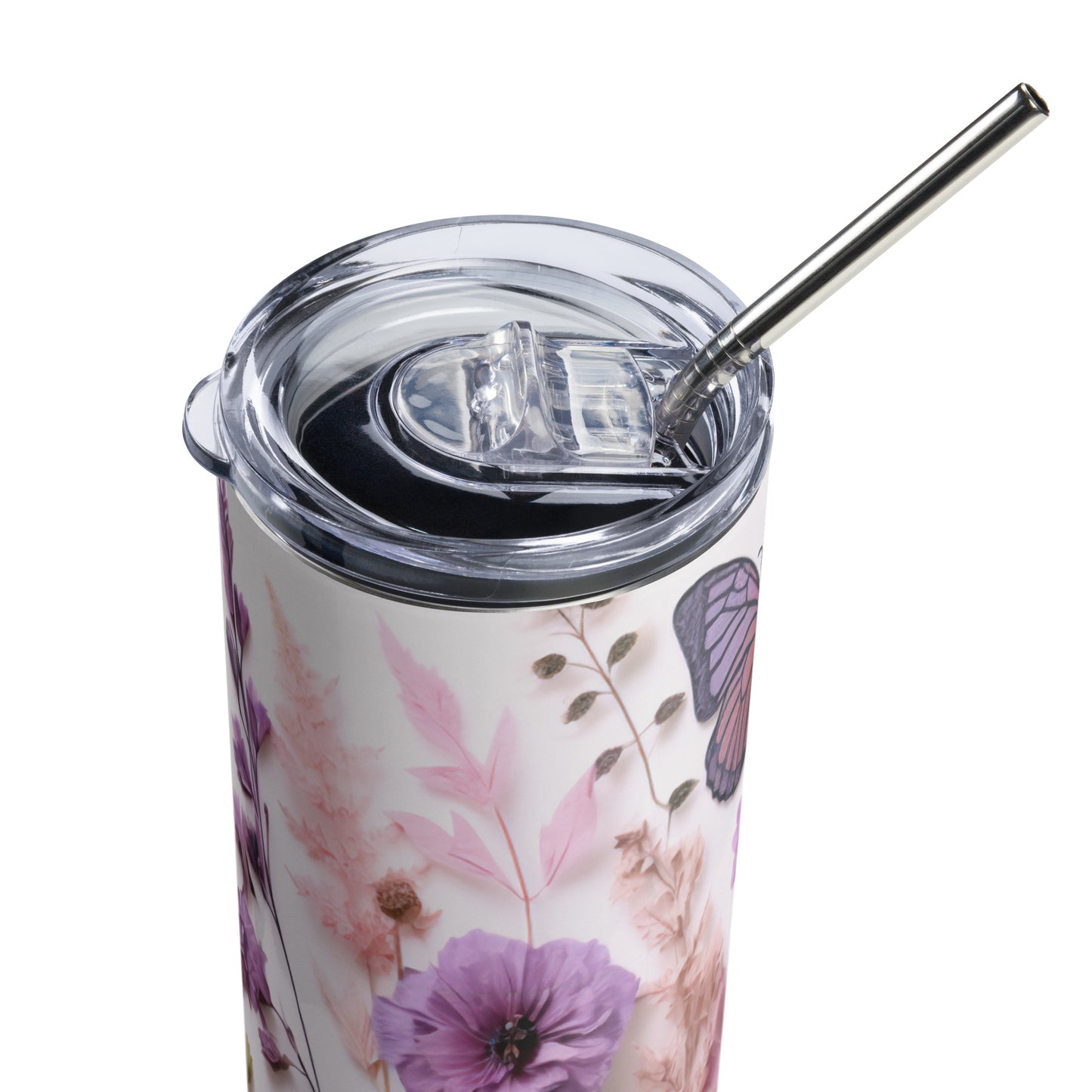 Floral Stainless steel tumbler